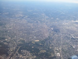 View from the plane headed to Newark, NJ