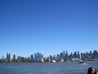NYC Skyline from the NJ ferry.