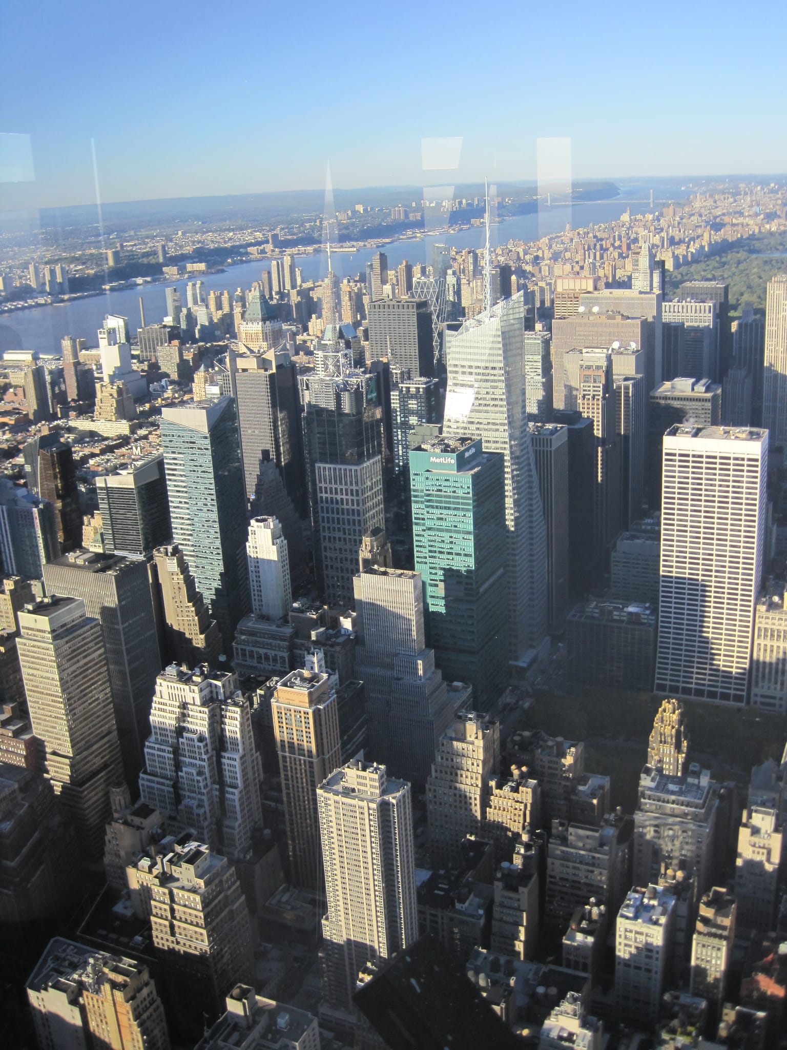 Looking Northeast Toward New Jersey - Empire State Building - Manhattan Island - New York City