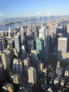 Looking Northeast Toward New Jersey - Empire State Building - Manhattan Island - New York City