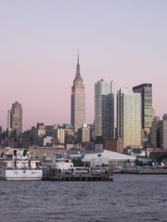 Empire State Building from the ferry.