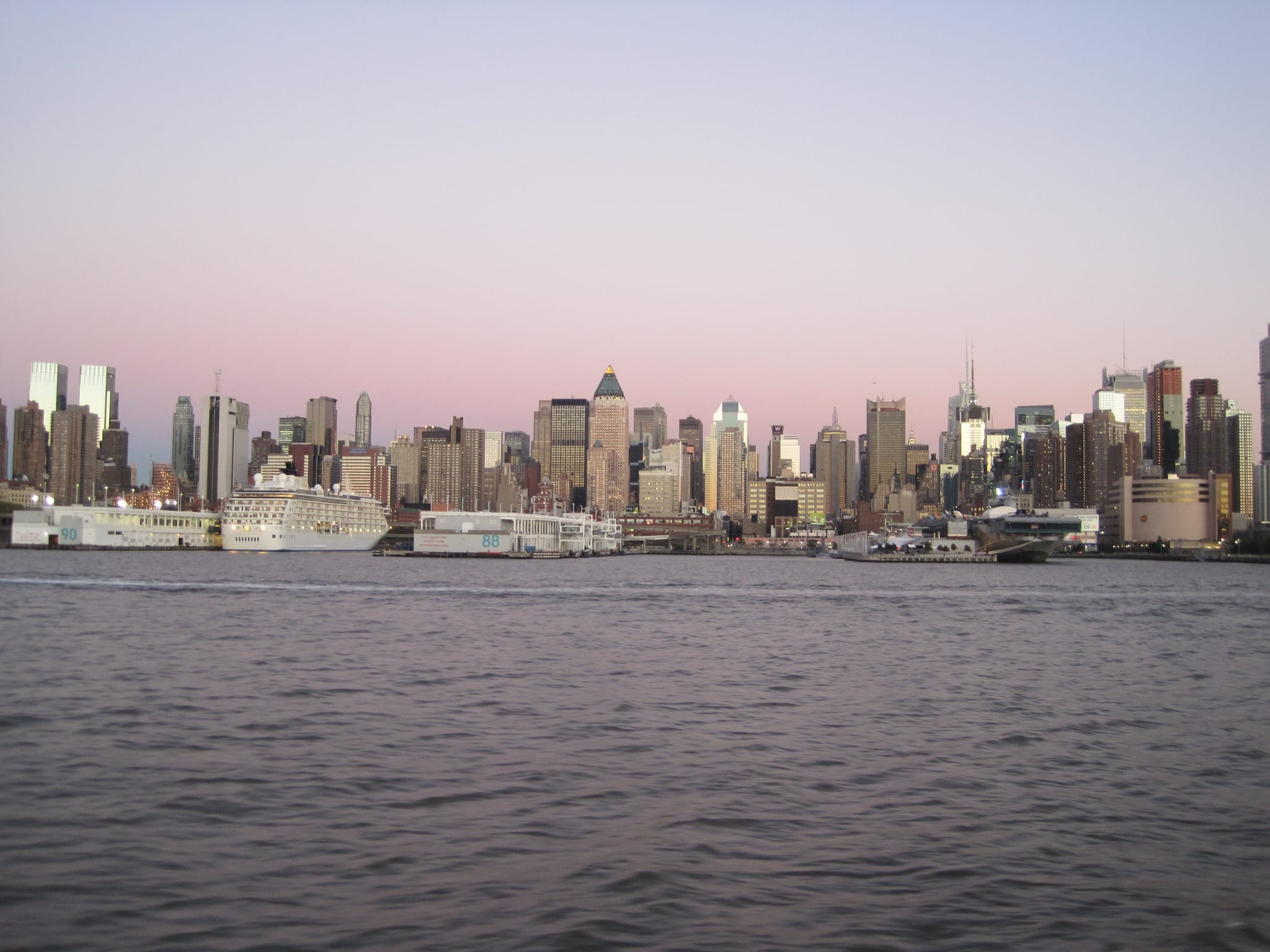 NYC Skyline from the ferry
