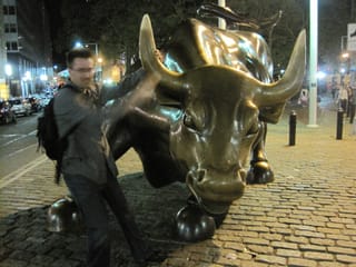 ...by the horn.