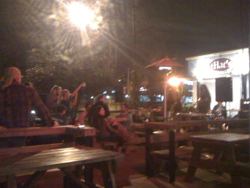 Cover band on Bike Night at Mac's Southend