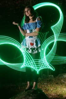 Light Painting at Myra's  3