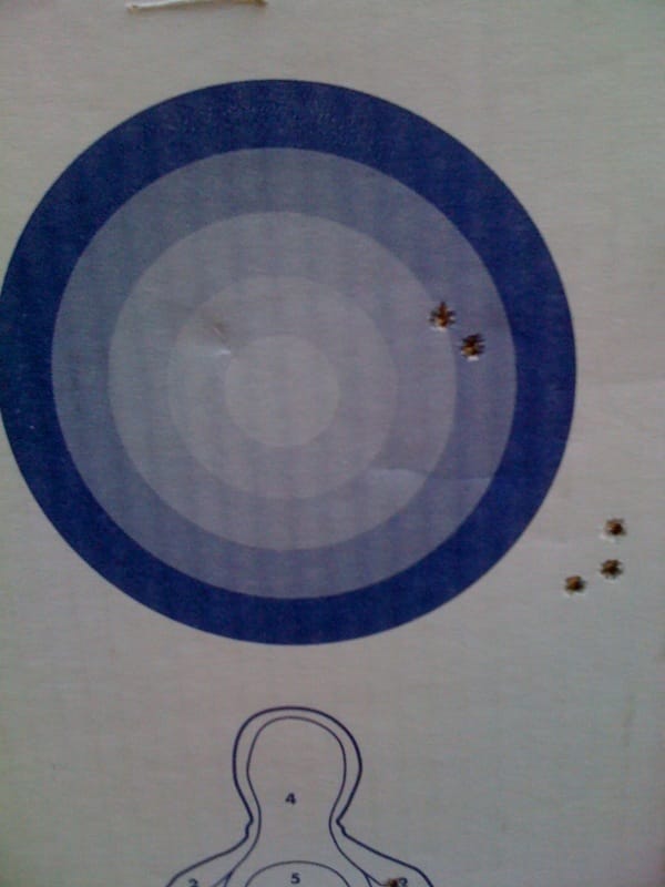 50 yards - scoped - .22