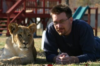 Chris, the Lion Whisperer