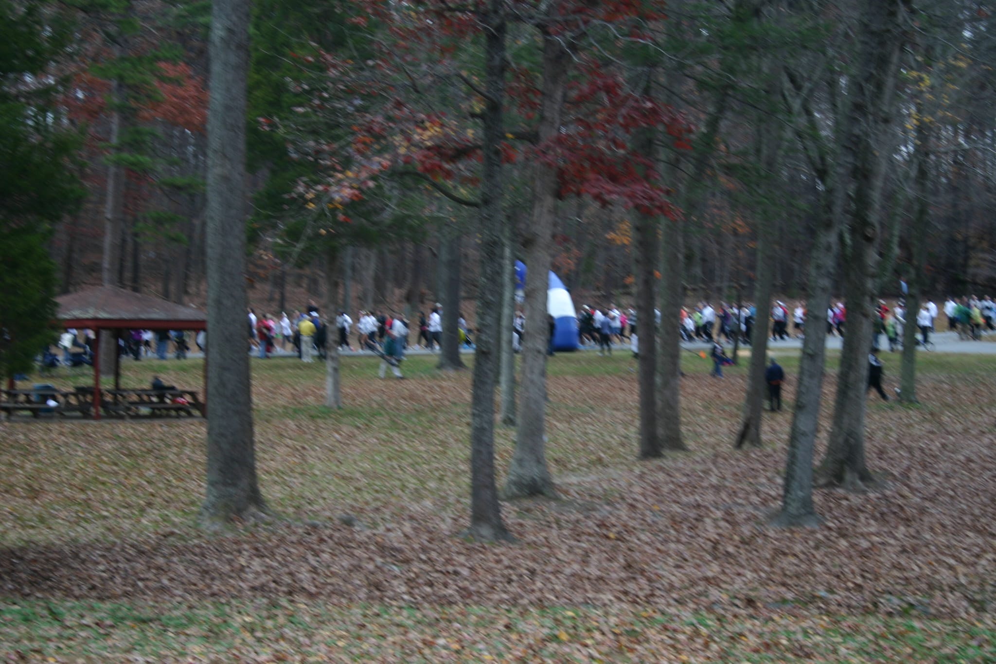 Lining up to start the Gobbler