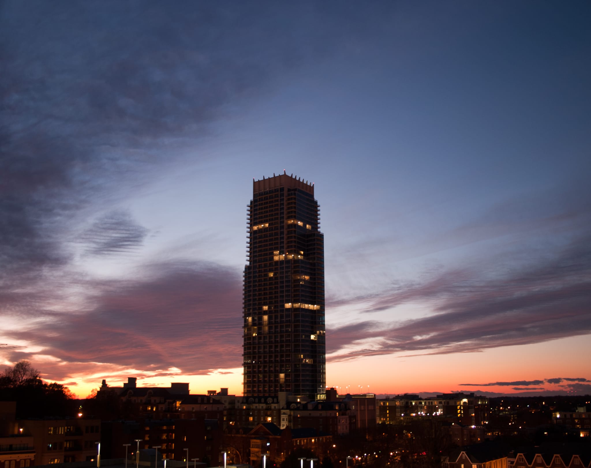 LoneBuildingSunsetCharlotte