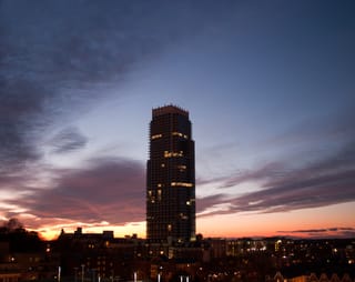 LoneBuildingSunsetCharlotte