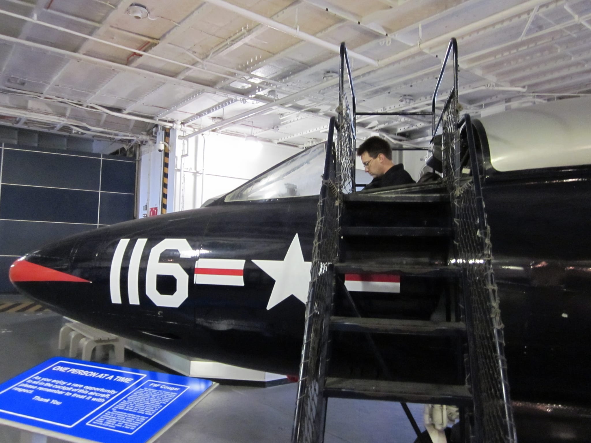 Chris in an F9F cougar