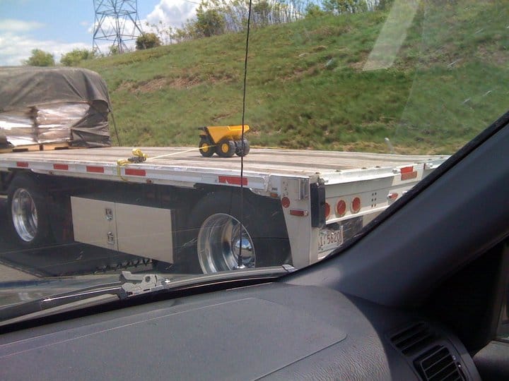 How to properly transport a Dump Truck on the highway