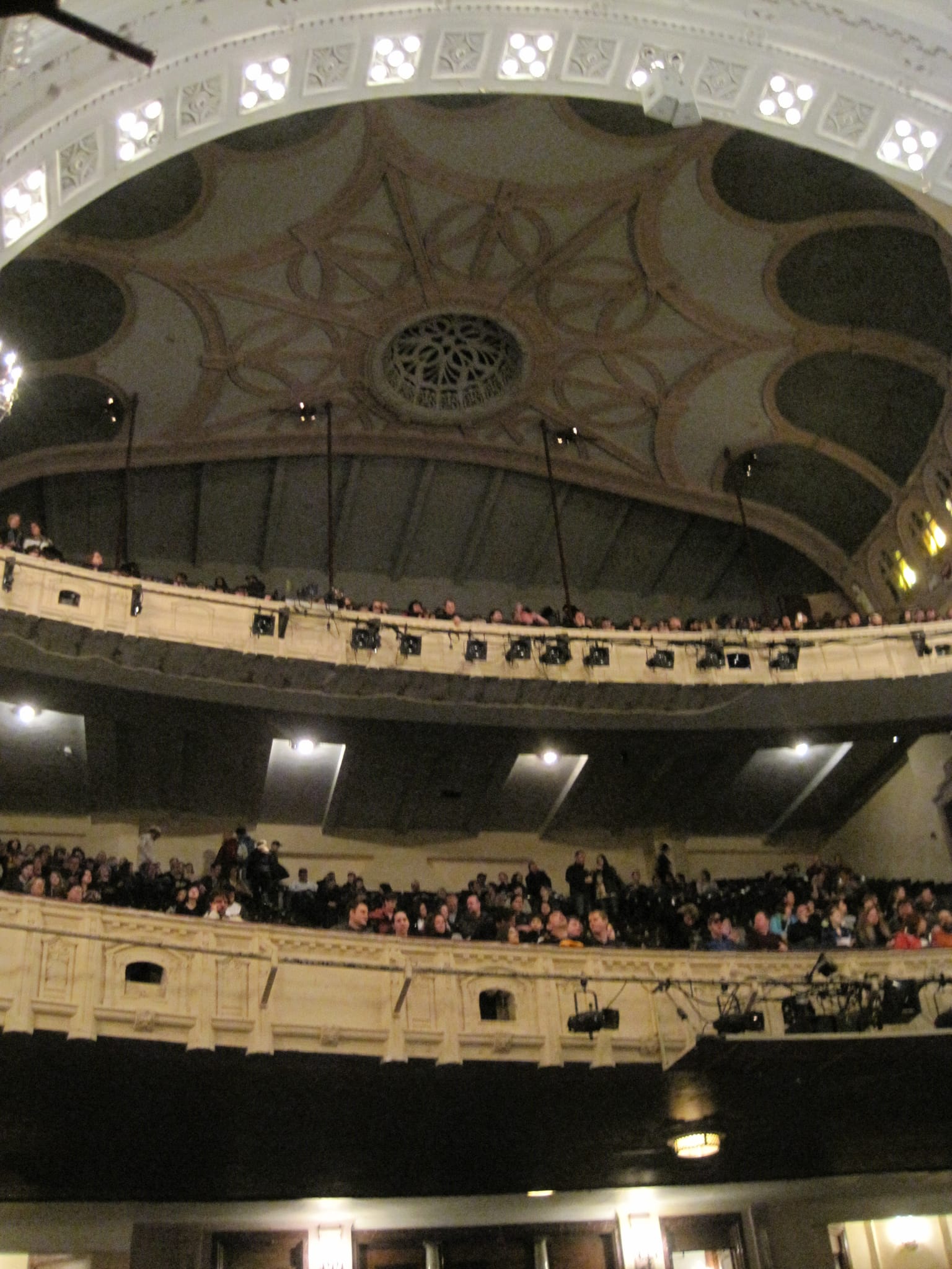 Moore Theater - upper and lower balconies
