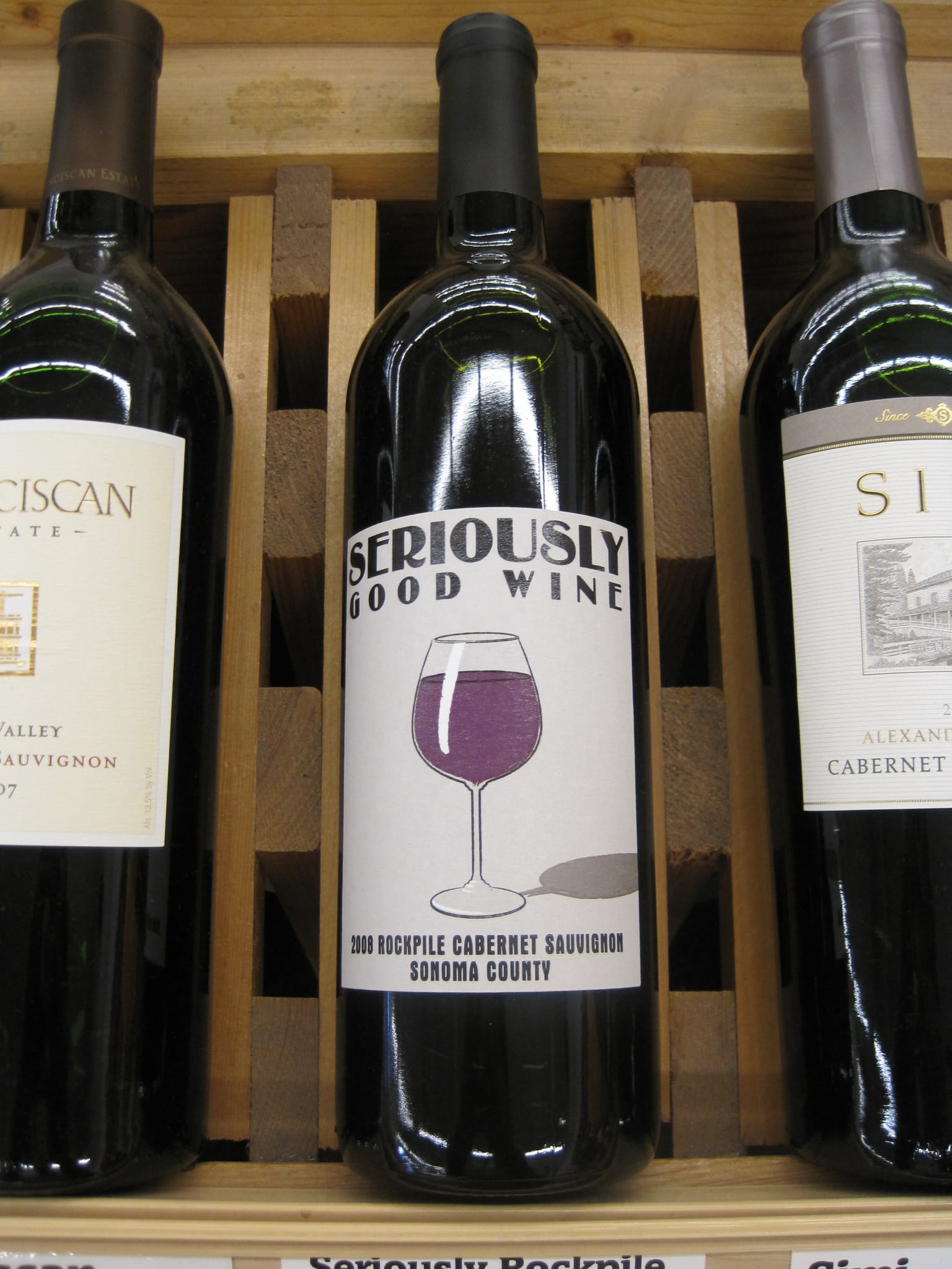 That is some Seriously Good Wine