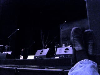 Kicking back before the Cake show - Moore Theater, Seattle