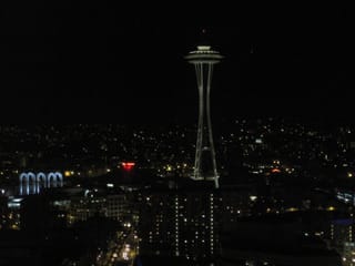 Space needle - night view from the Westin North Tower
