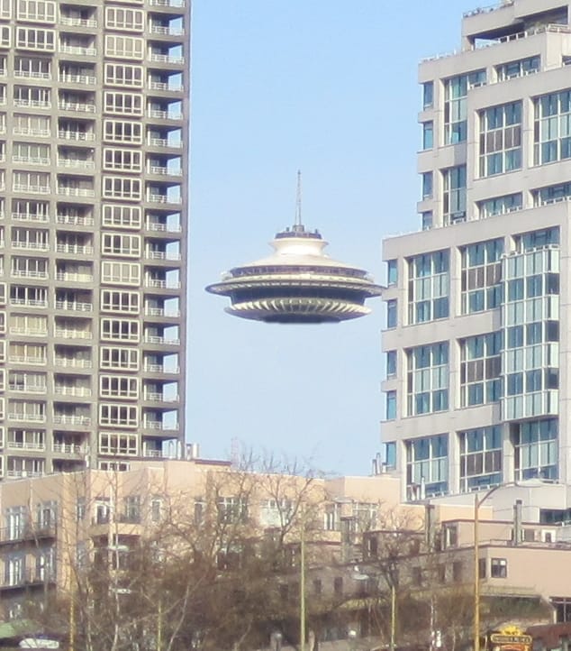 Space Needle Elevator is out of order.