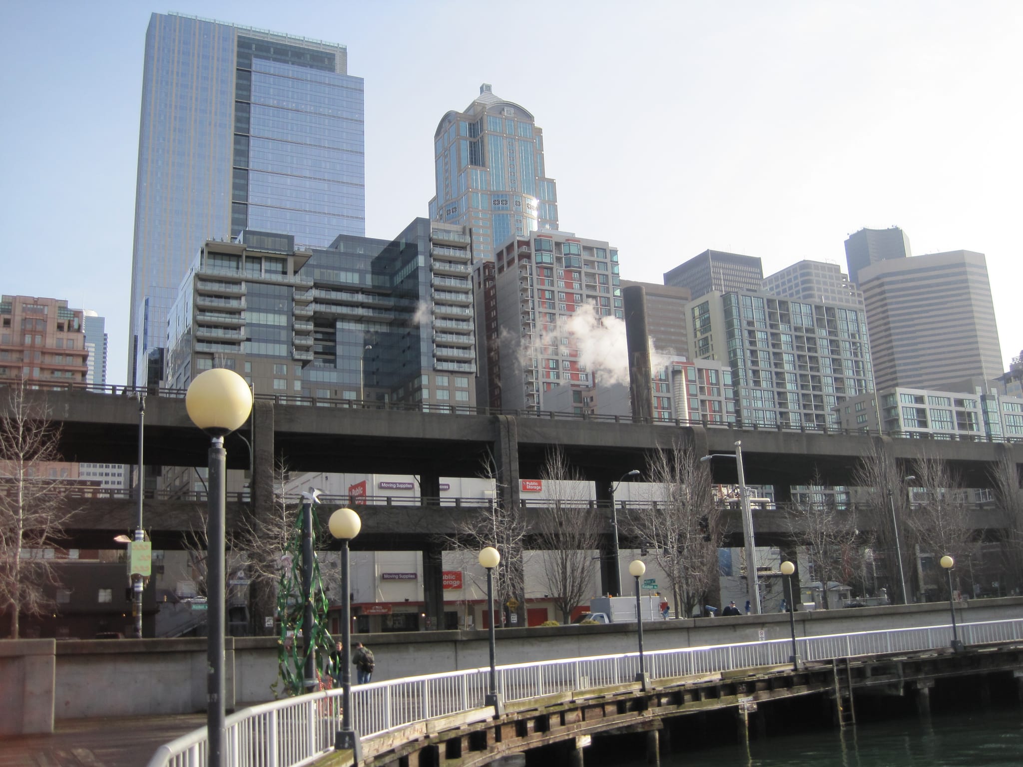 Seattle Skyline - facing East from the shore
