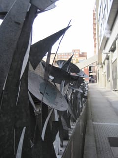 Post Alley metal flowers