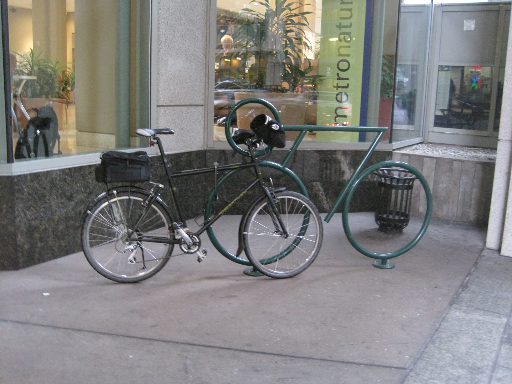 Bicycle on Bicycle rack - Seattle, WA