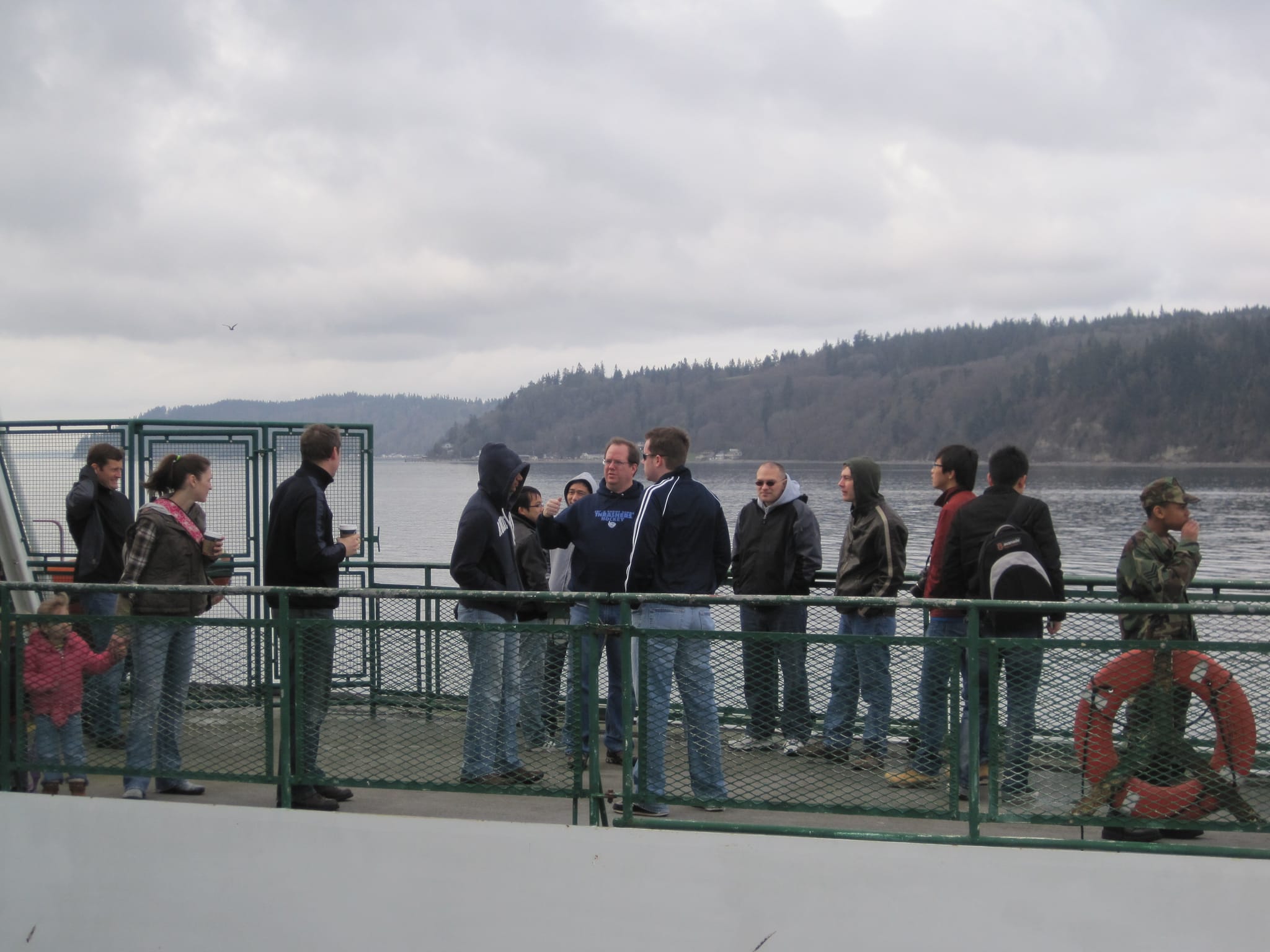 PQOE team on the Mukilteo Ferry