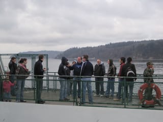 PQOE team on the Mukilteo Ferry