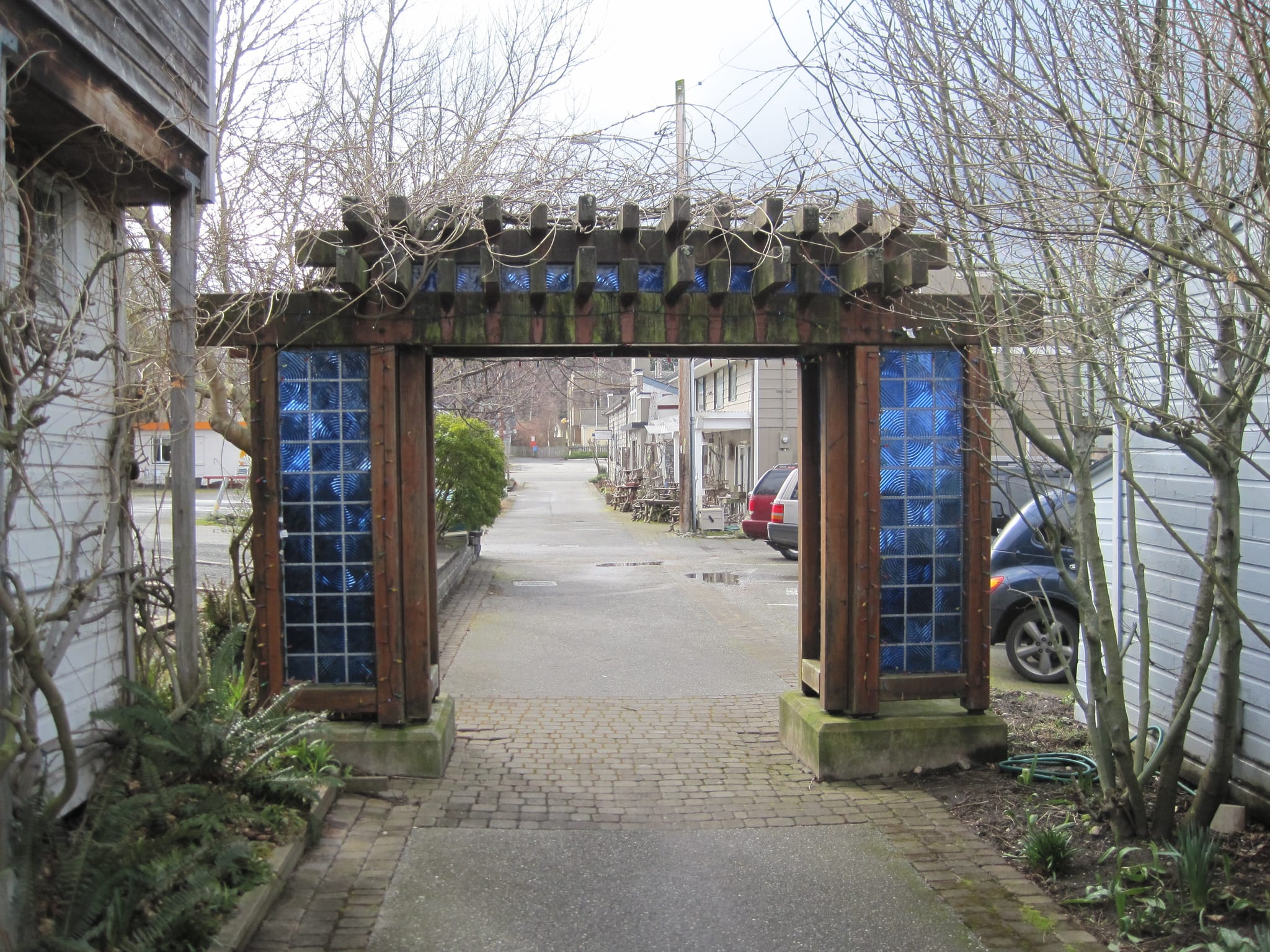 Walkway in Langley, WA