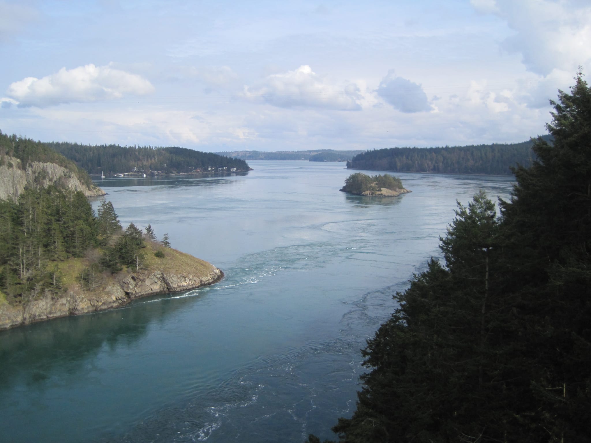 Deception Pass looking inland