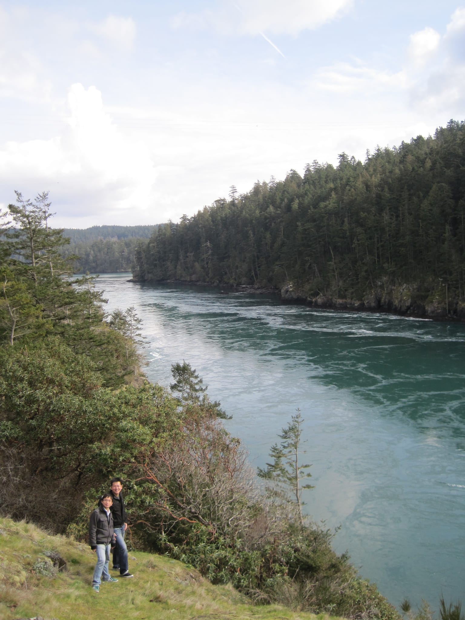KimKing and Zirong at Deception Pass, WA