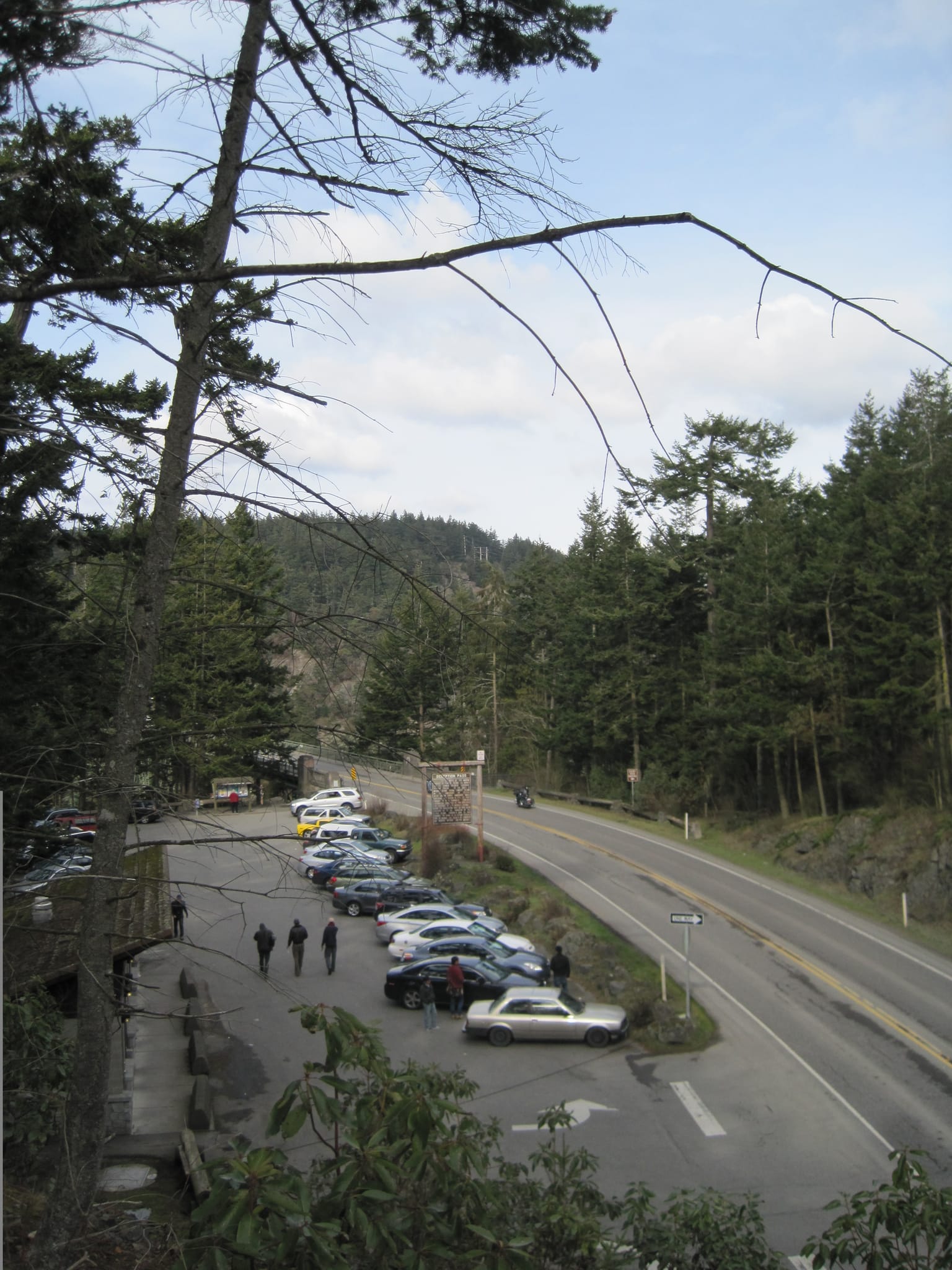 Deception Pass parking area