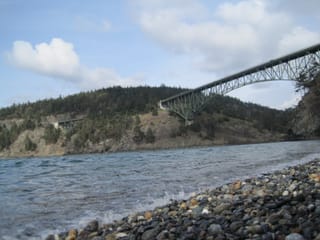 Tide on the shore - Deception Pass