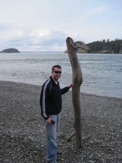 Jon with Loch Ness Monster