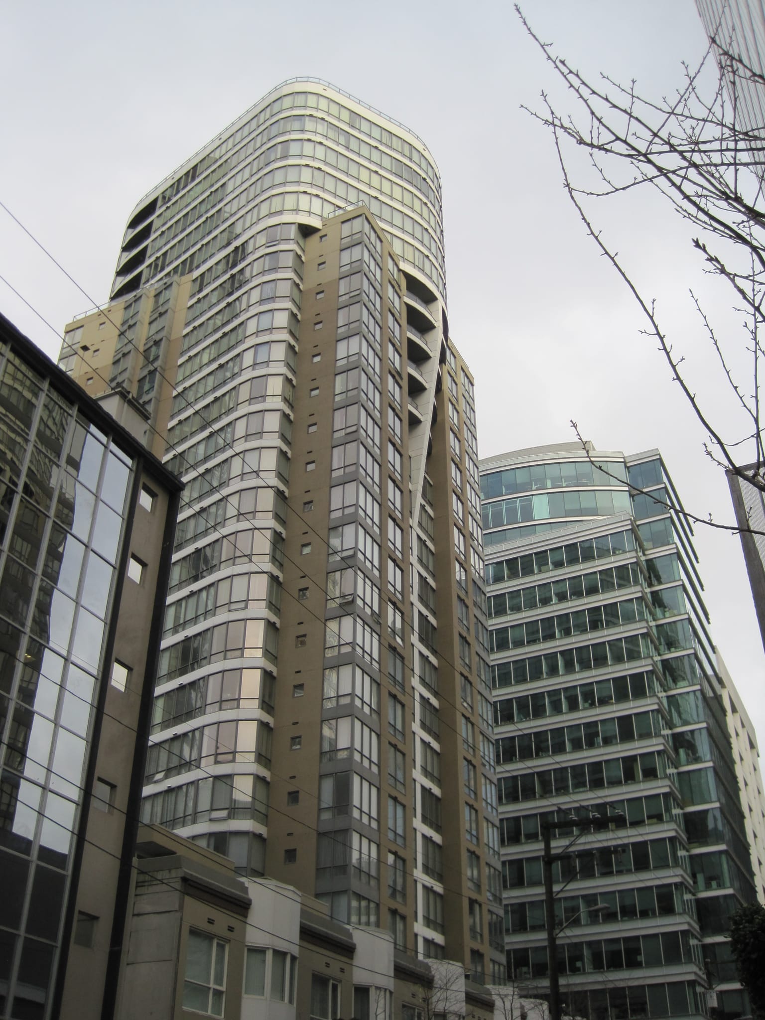 Tan and glass - Vancouver, BC