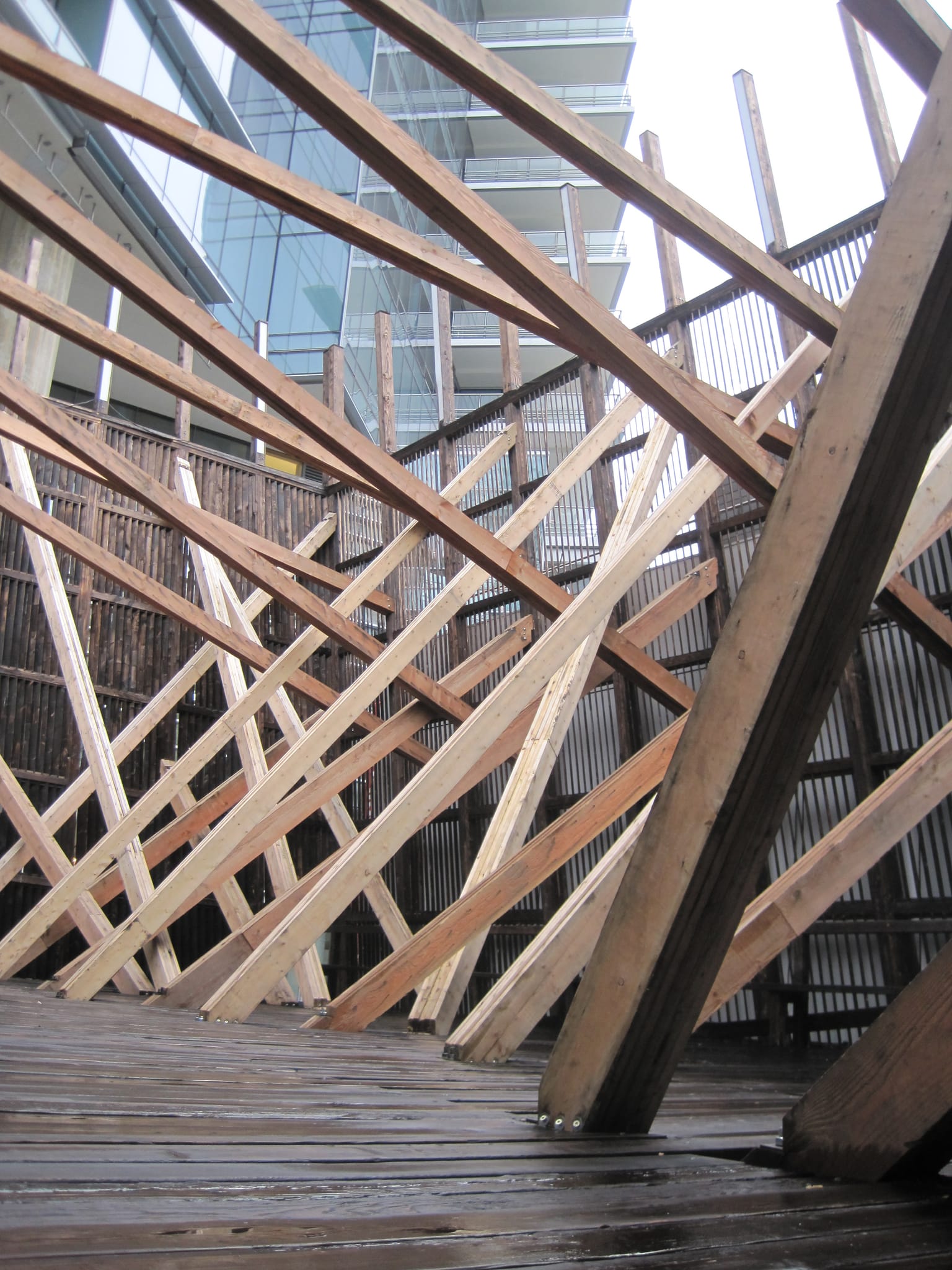 Wooden supports - Vancouver, BC