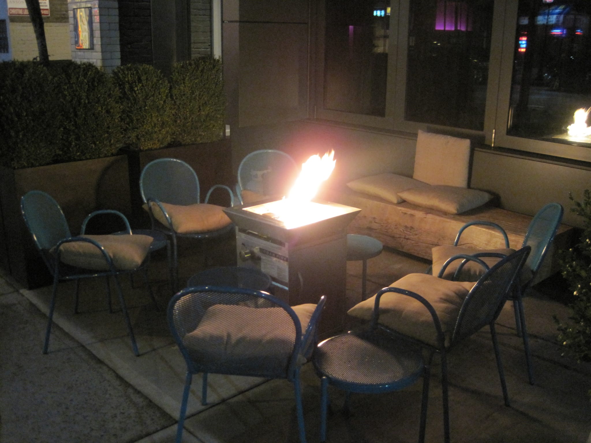 Gather around the outdoor flame - Vancouver, BC