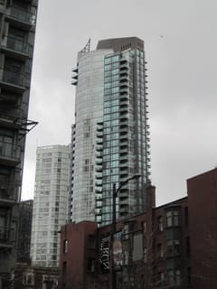 Glass on brick  - Vancouver, BC