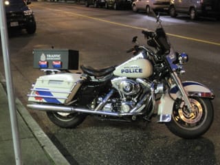 Two wheeled police car - Vancouver, BC