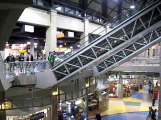 See-thru escalator - Vancouver, BC
