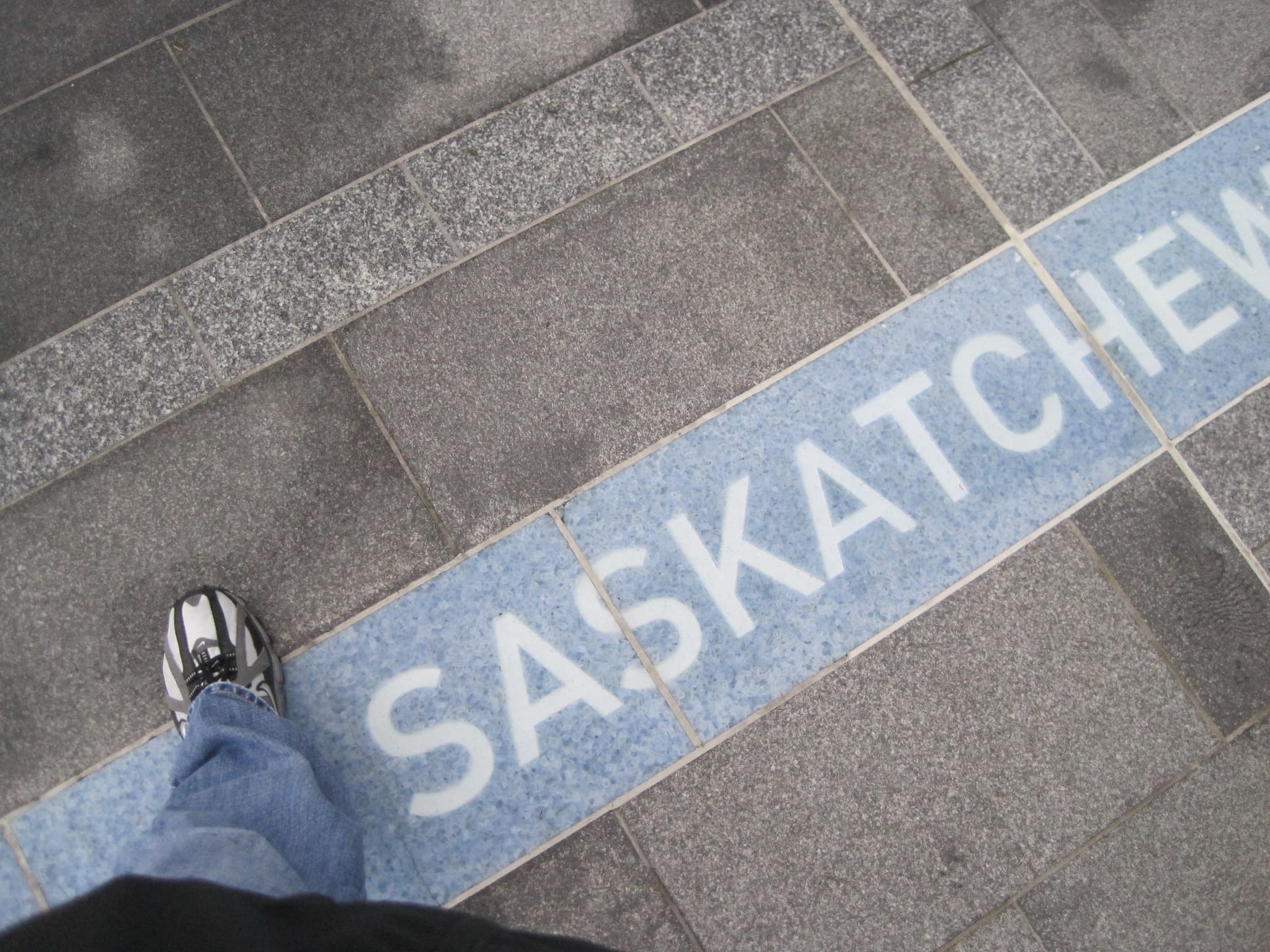 Walking over Saskatchewan