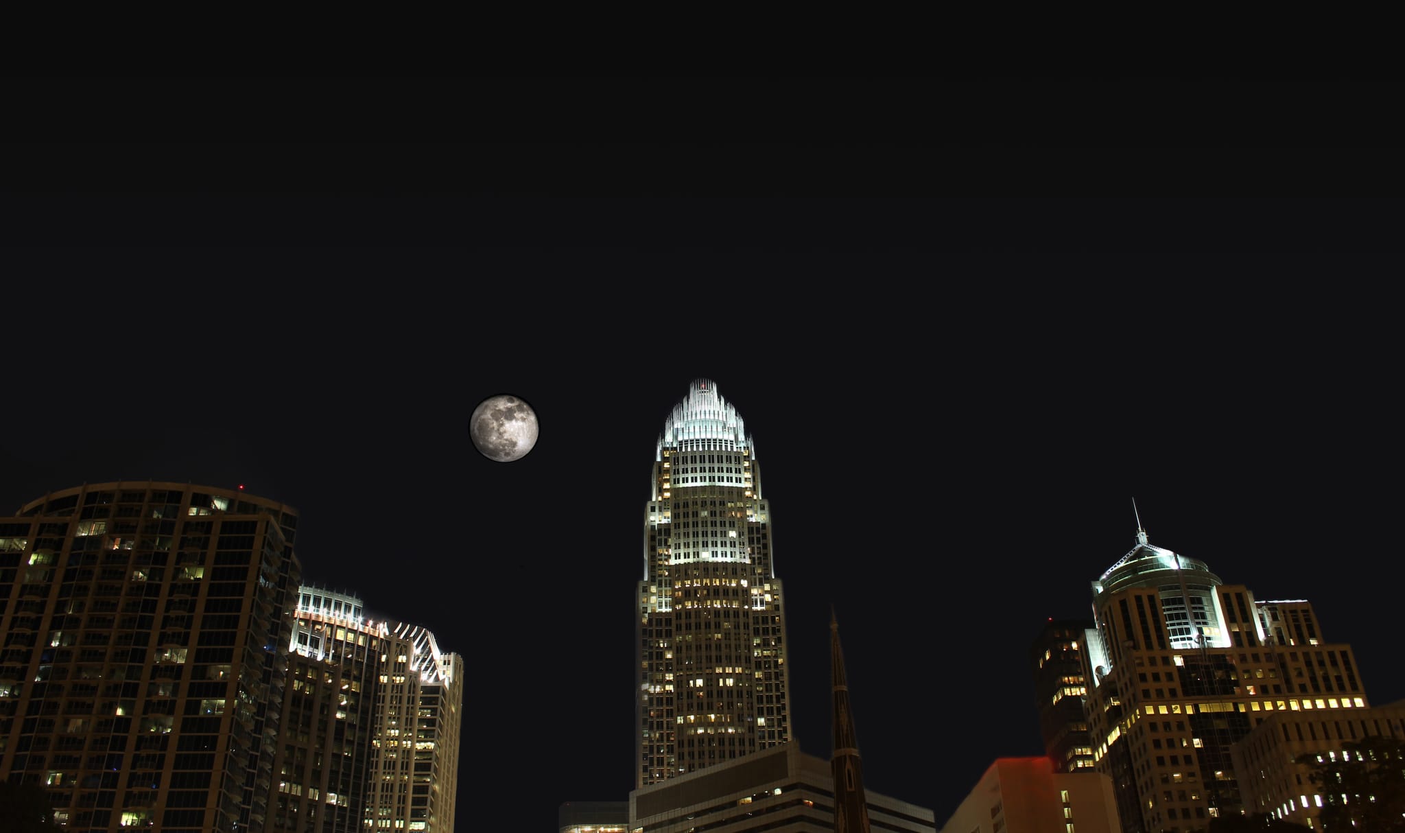 Charlotte Night Skyline