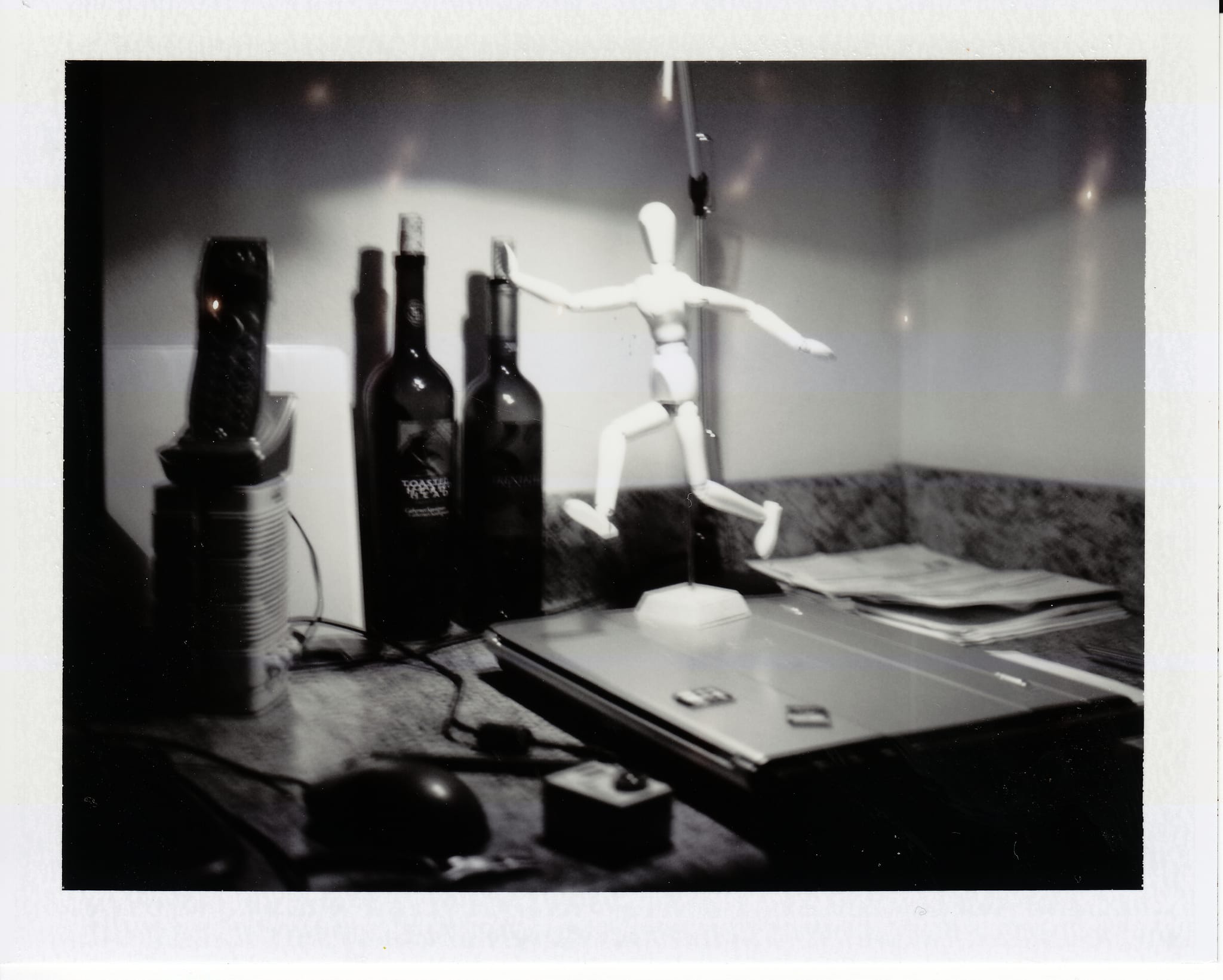 First viable test shot with the Polariod 335!  It works!