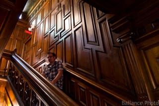 Chris - Stairway - Cedar Crest Inn, Asheville, NC