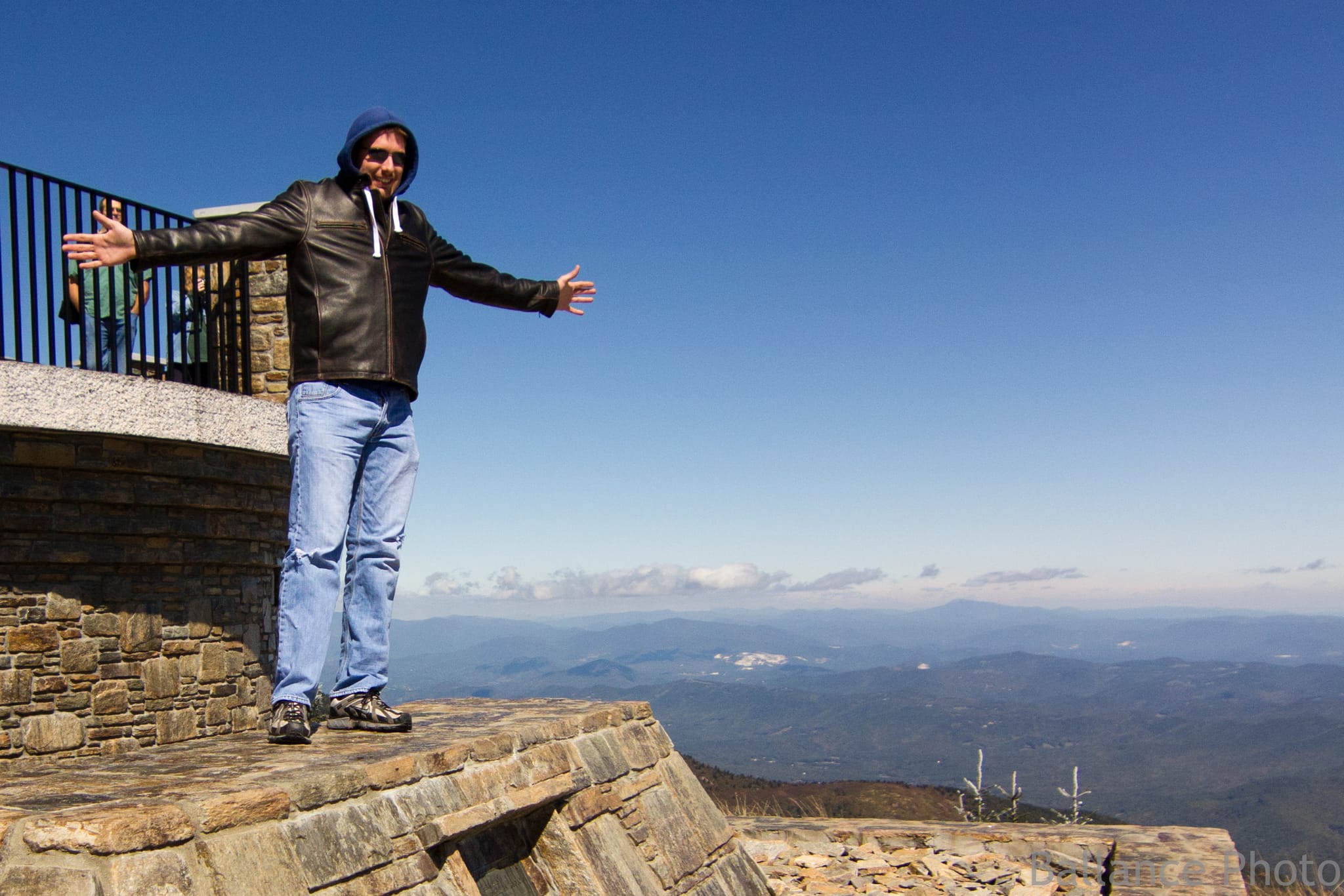 Chris at Mt. Mitchell