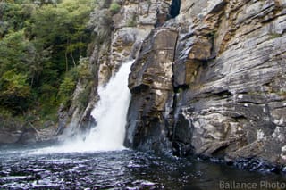 Linville Falls -  basin plunge view