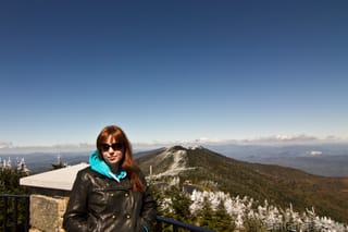 Kate at Mt. Mitchell
