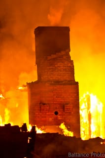 Flaming Chimney