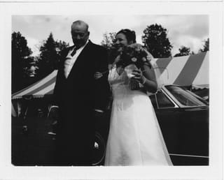Lynette with her Dad