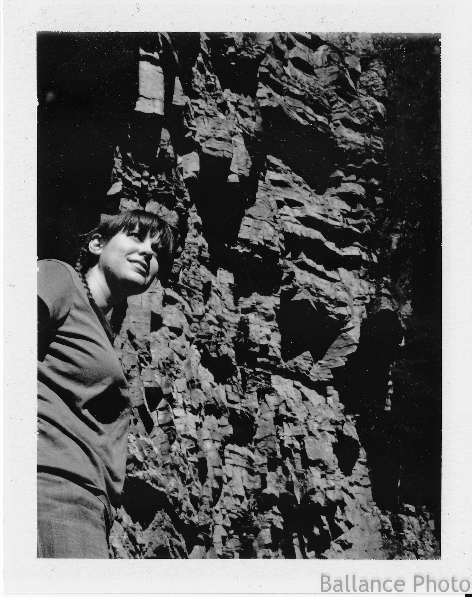 Kate with rocks