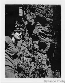 Kate with rocks