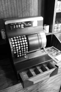 Cash Register at the Vulcan Museum